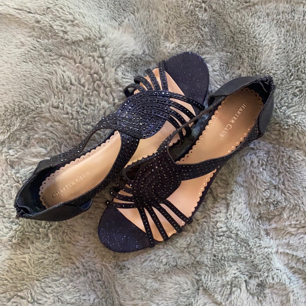 Charter Club Ginifur Wedge Sandal